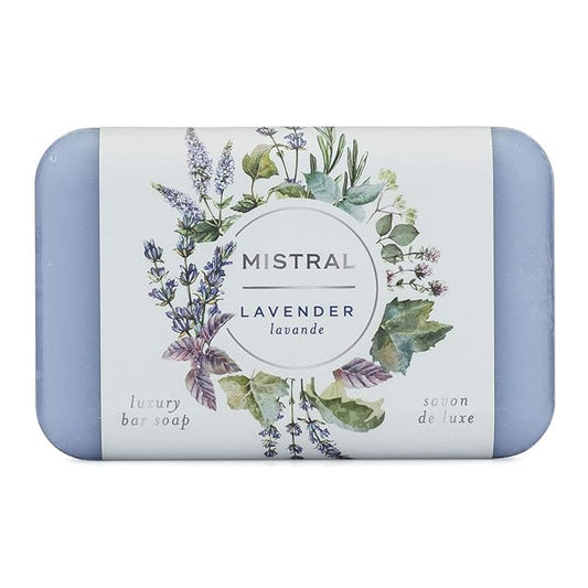 Mistral Classic Bar Soap, Lavender, 2 Bars