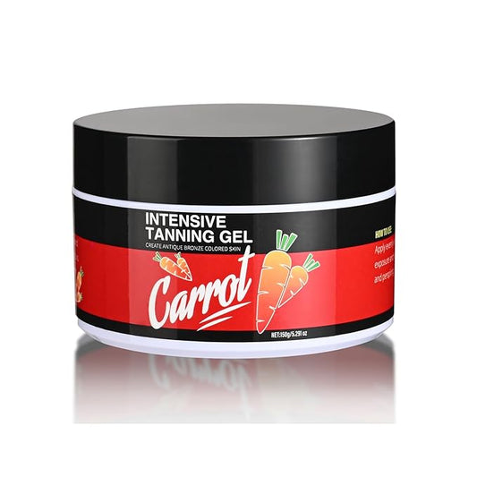 Carotene Tanning Gel, Haute Beauty Shine Brown Tanning Gel - Get a Radiant Glow with this Carrot Tanning Gel, Intensive Carotene Tanning Gel for Accelerated Outdoor Sun Tan