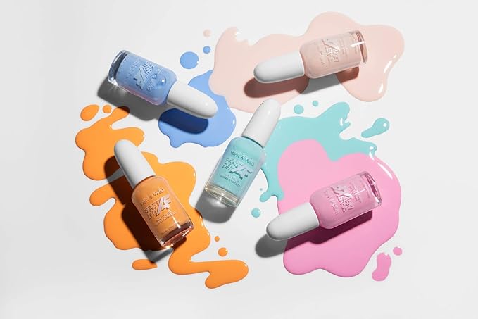 wet n wild Fast Dry AF Nail Polish, Quick 40 Second Dry Time, Long Lasting High-Shine - Cotton Candy