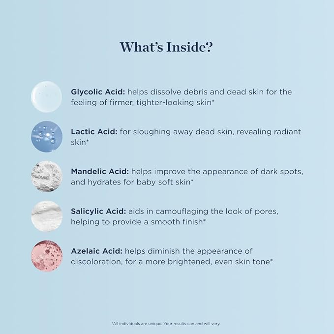 Refine + Reveal Multi-Acid Mask for Aging Skin, Azelaic Acid