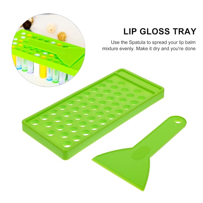 Lip Balm Tray and Spatula Set Making
