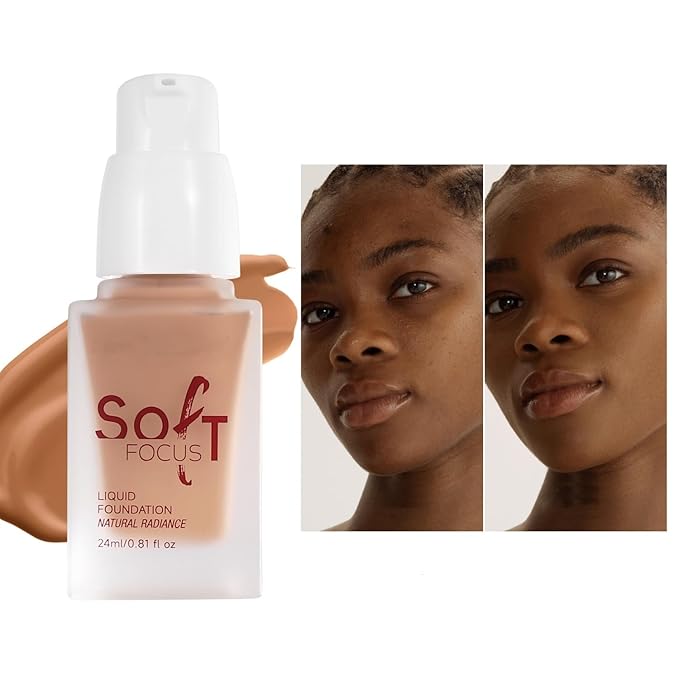 Full Coverage Foundation 10 Colors Natural Lightweight Smooth (Color 08)