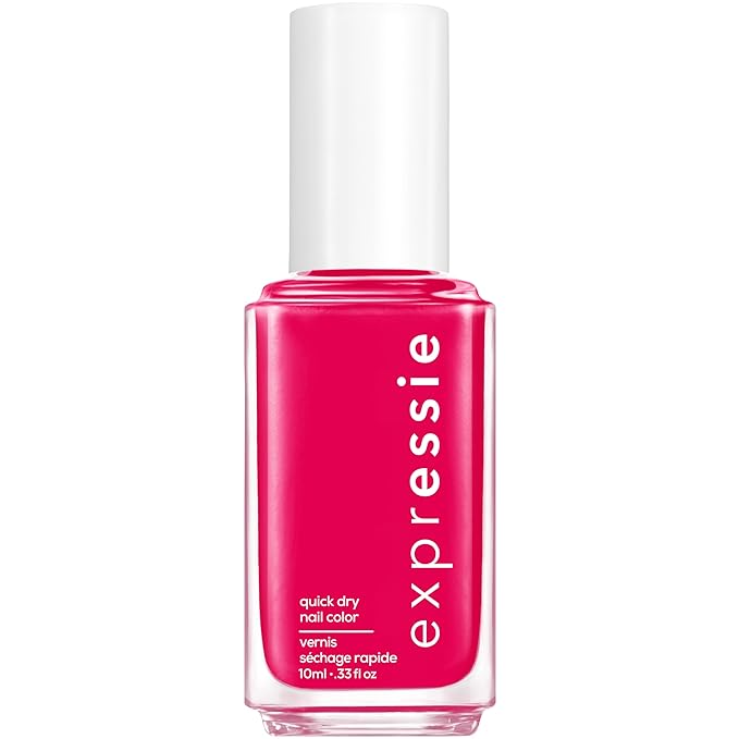 essie Expressie Nail Polish, Quick Dry Pink Nail Vegan,