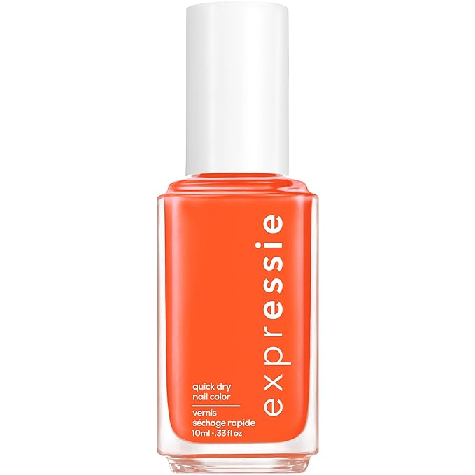 essie Expressie Nail Polish, Quick Dry Orange Nail Orange