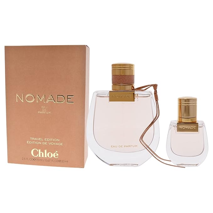 Chloe Nomade Women 2 Pc Gift Set 2.5oz EDP Spray, 0.67oz EDP Spray