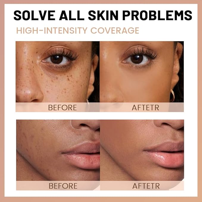 Face Matte Makeup Foundation,Oil Continuous Correction Control Liquid Natural Finish