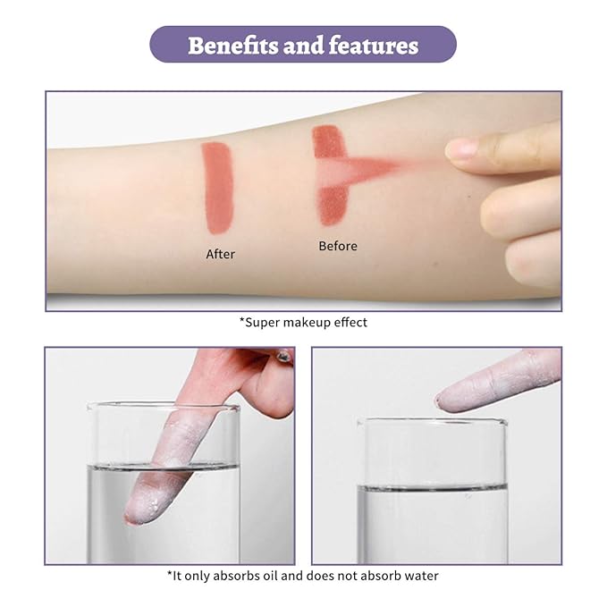 PHOERA Setting Powder Controls Oil,Setting Powder Makeup Light,Loose 0.17oz