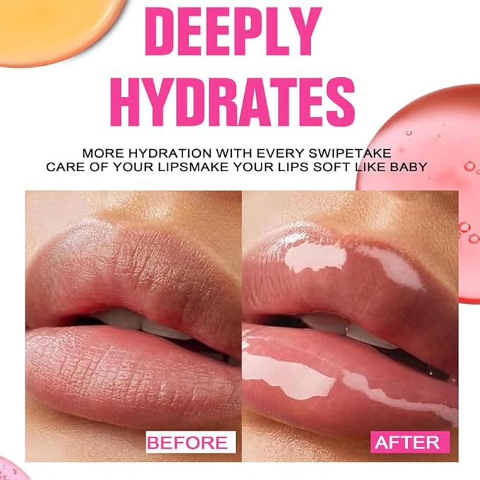 Hyaluronic Acid Lip Balm Gloss Moisturizing Hydrating Lip