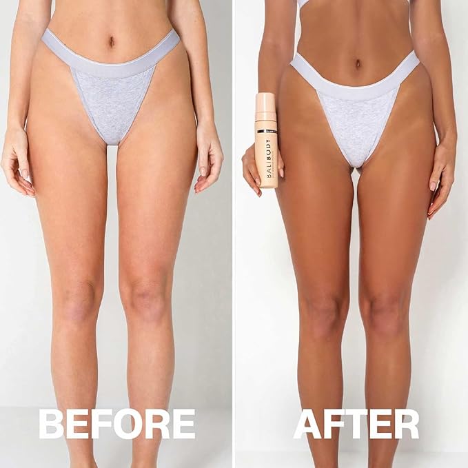 Bali Body Self-Tanning Mousse - Ultra Dark | Deep Bronzed Shade, Streak-Free Green Based Tinted Self-Tanner for All Skin Types | 100% Vegan, Cruelty Free, Australian Made (200 ml/6.7 fl oz)