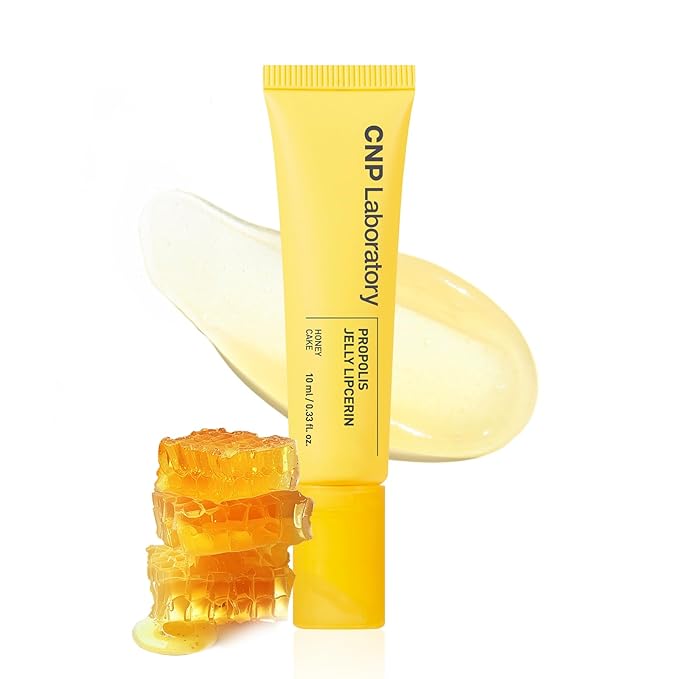 CNP Propolis Jelly Lipcerin - Honey Cake, Hydrating Lip Gloss with Manuka Honey & Hyaluronic Acid, Gifts for Women, Korean Skin Care, 0.3 fl.oz.