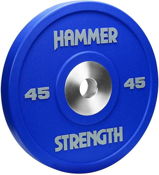 Hammer Strength 45Lb Blue Urethane Bumper Plate