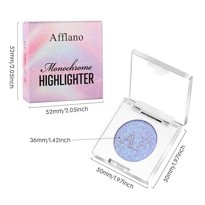 Highlighter Makeup Palette, Long Lasting New Formula, Dazzling Dazzling Shimmer
