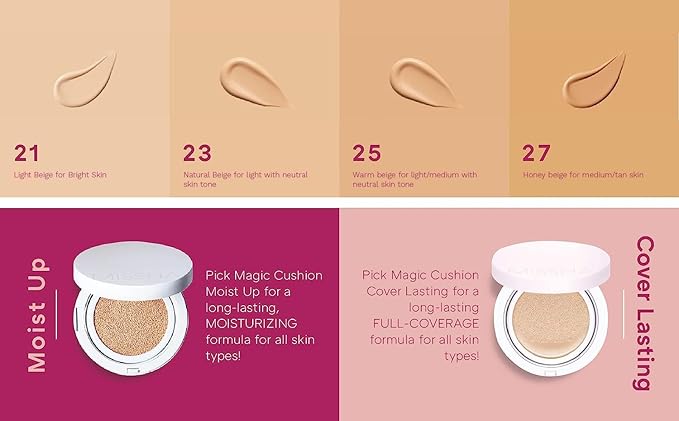MISSHA Magic Cushion Foundation No.27 Honey beige for Skin Types
