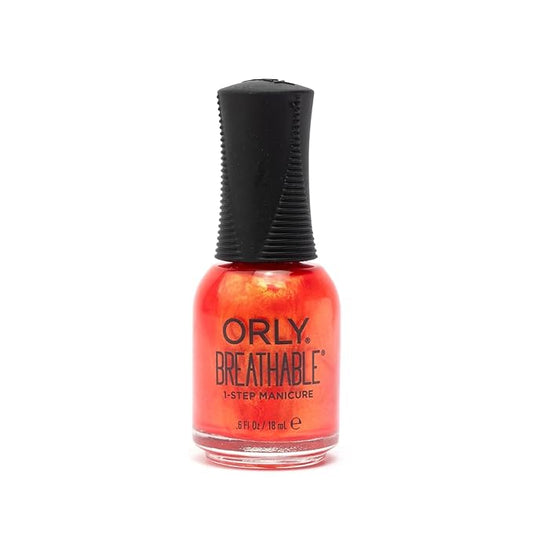 Orly Melting Point Nail Polish Collection | GoldenOrange Shimmer | Long-Wearing, Full Coverage Formula with Gripper Cap | Vegan & Cruelty-Free (Erupt To No Good)