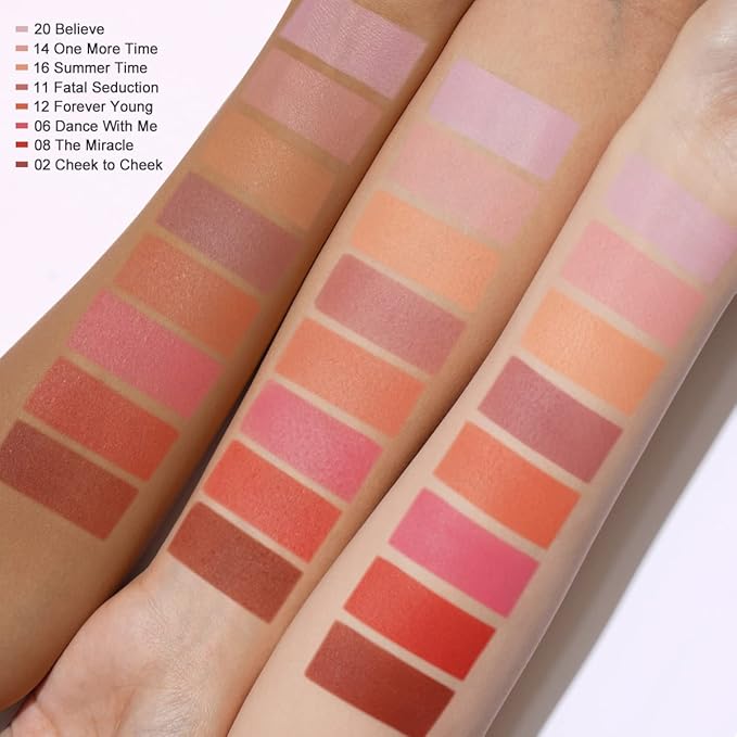 OULAC Blush Makeup Powder Mauve| Natural Matte Blush 4.8g