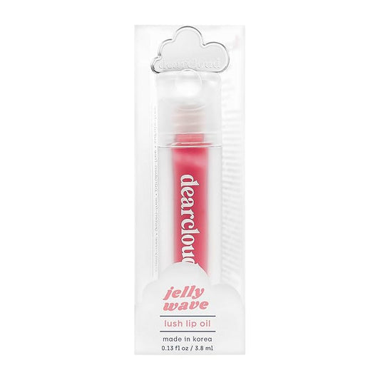 Jelly Wave Lush Lip Oil – Tinted Lip Gloss and Lip Gloss for Women - Korean skincare essential – Lip Oil for Women with Collagen - Fairy (0.13 oz)