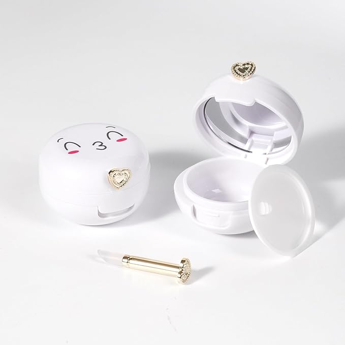 2 Pack Lip Balm Containers,Plastic Portable