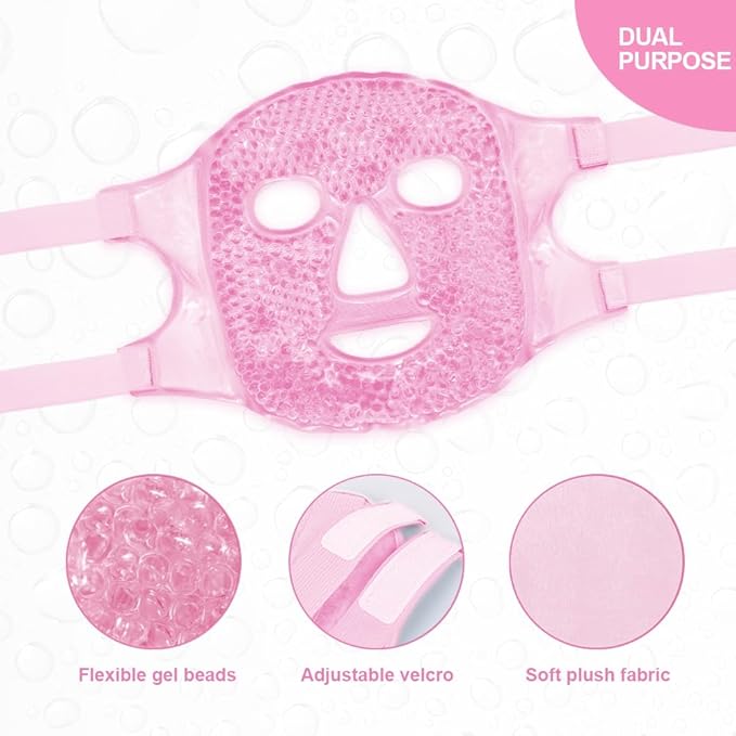 Cold face eye masks ice