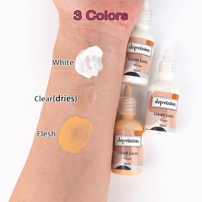 Depvision Liquid Latex 3 Colors Set 30ml