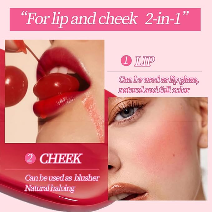 6 Color Lip Oil, Big Brush Head Hydrating Big