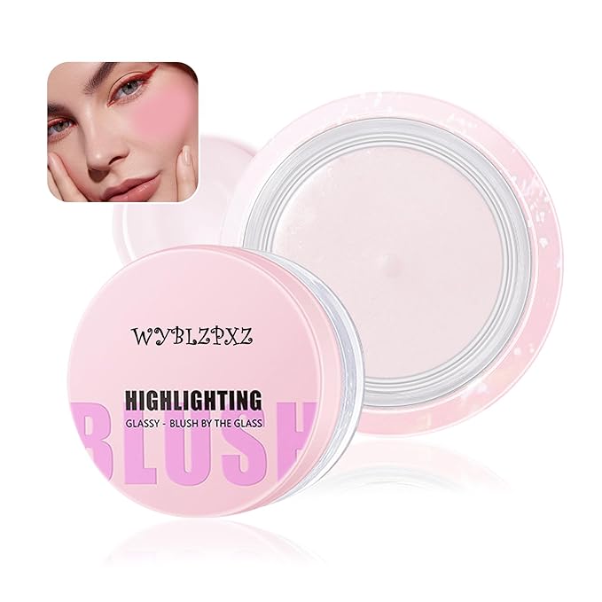 Color Changing Blush,PH Temperature Magic Color Changing Clear Women