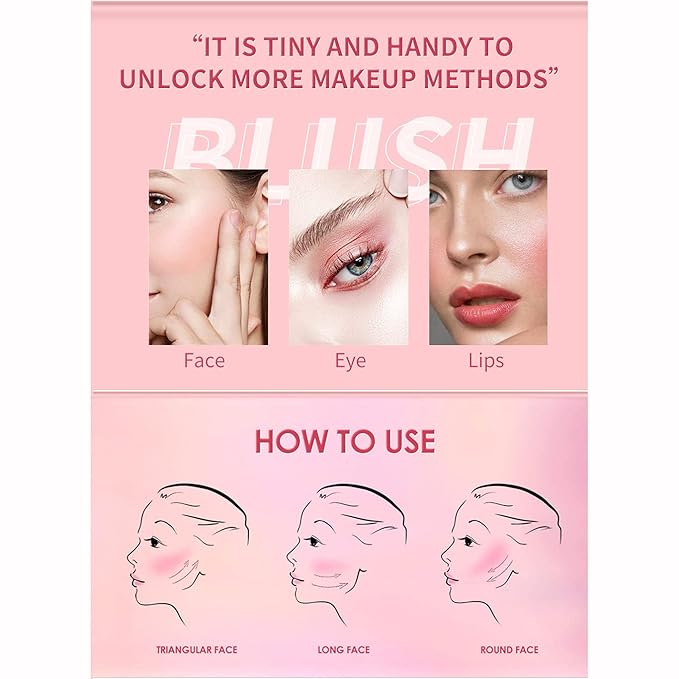 Multi Sticks Set, Cream Contour Stick Blush Stick Lasting(Set 02)