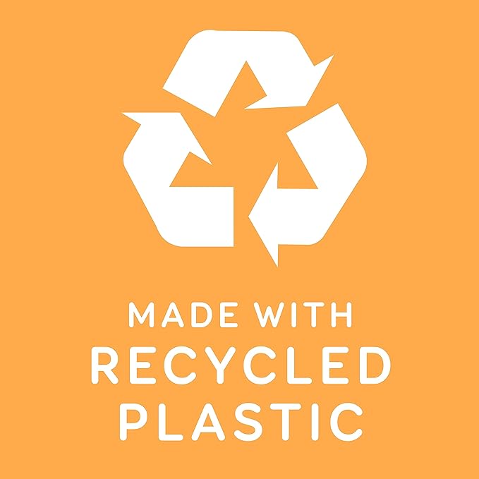 GRIN Tongue Cleaner, 32 Count, Disposable Tongue Cleaner, Hygienic Scraper, Recycled Plastic, Clean Tongue, Promote Fresh Breath, Includes Safe Fold- Back Tooth Pick (Pack of 3)