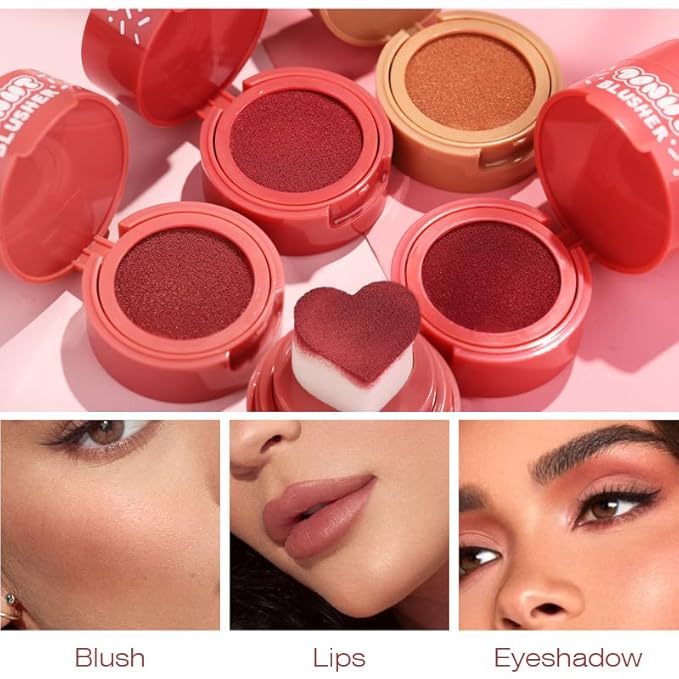 Stamp Liquid Blush Stamp Blush with Heart Shaped Women (6)