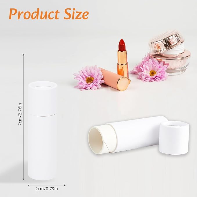 NICENEEDED 15 Pcs Kraft Paper Lipstick