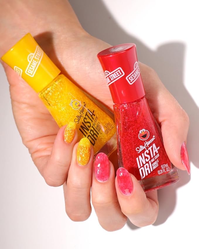 Sally Hansen Insta-Dri Sesame Street Nail Polish Collection - Think BIG & 1 Polish, Ah Ah Ah Duo - 0.31 fl oz.