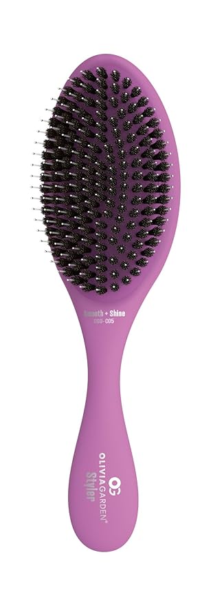 Olivia Garden Recycled Plastic Styler (Smooth & Shine) - Purple
