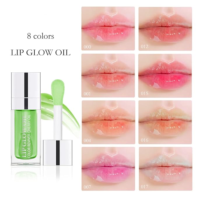 Hydrating Lip Glow Oil 7 Colors Moisturizing Lip Hydrating