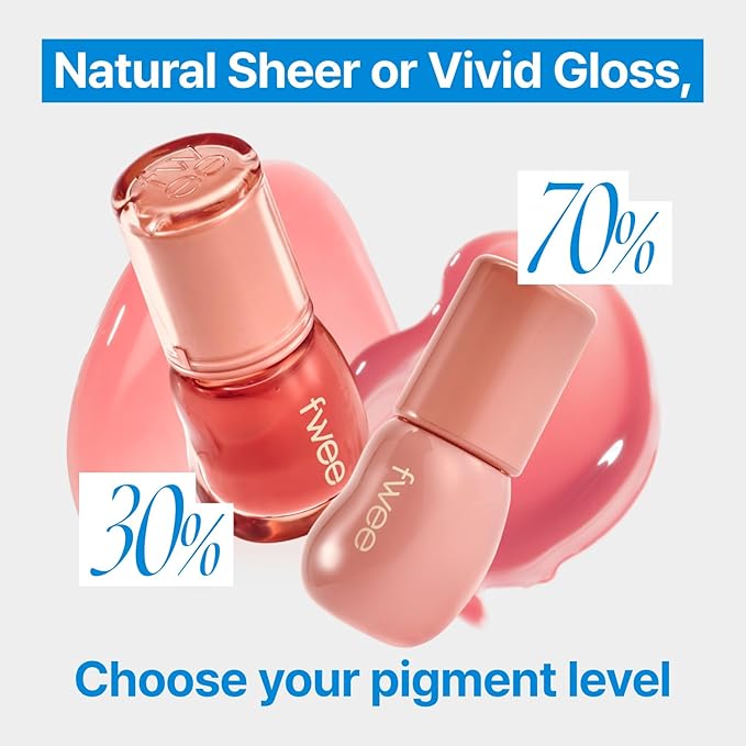 3D Voluming Gloss 30% (Sheer) | Scotch 30% l High Shine, Non-Sticky Lip Gloss for Makeup | Long-Lasting, Moisturizing Gel Formula | 30%, 70% Pigment Options | 5.3g