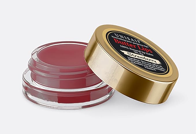 Strawberry Lip Balm - Vegan Lip Brightening