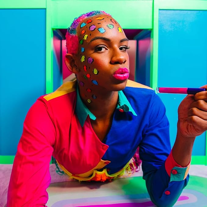 UNICORN SNOT Liquid Metal Lip Paint - Metallic Lip Gloss - Non-drying, Long-lasting Liquid Lipstick, Intense Pigment Color with Metallic Shimmer - Vegan, Cruelty-Free Makeup, Alpha Pink (Glow)