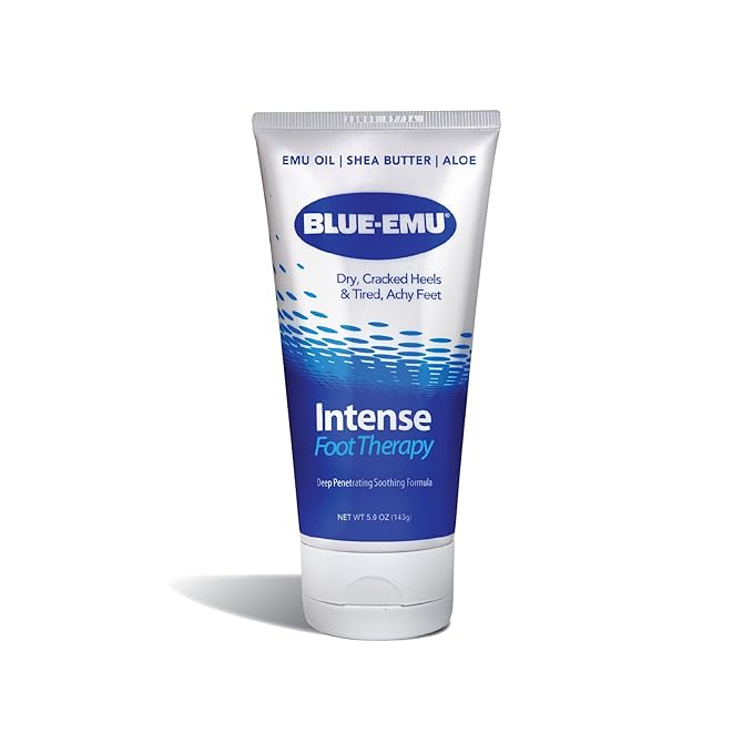 BLUE-EMU Intense Foot Therapy Cream for Dry Skin and Tired Feet - 5oz