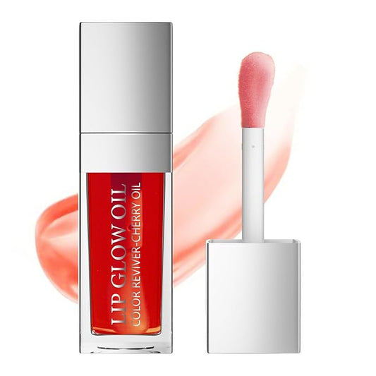 Ultimate Luxe Lip Oil Hydrating Fruit-Flavored Oils with Soft Brush for Moisturized, Full, and Radiant Lips (#02, SINGLE)