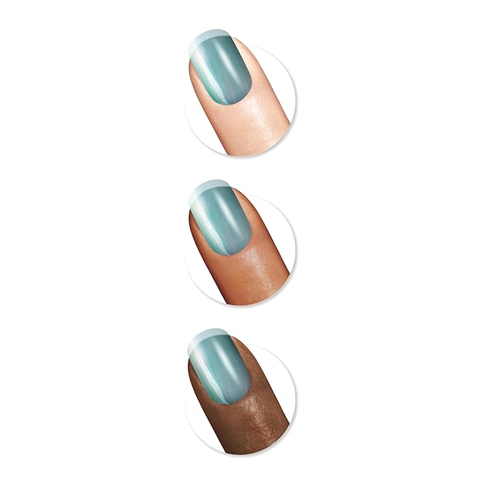 Sally Hansen Insta-Dri Galactic, Astro-Nautical, Quick Dry, Long Lasting, Semi Opaque, Shimmery Blue Nail Polish