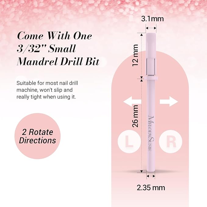 Melodysusie 50 pcs nail drill