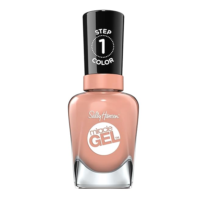 Sally Hansen Miracle Gel™, Frill Seeker, Long Lasting, Gel-Like Formula, No UV Lamp Needed, Pink Nail Polish