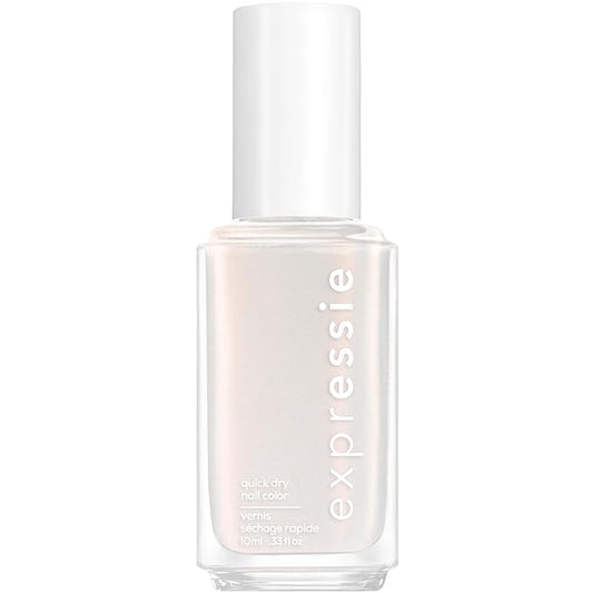 essie Expressie Nail Polish, Quick Dry White Nail Vegan,