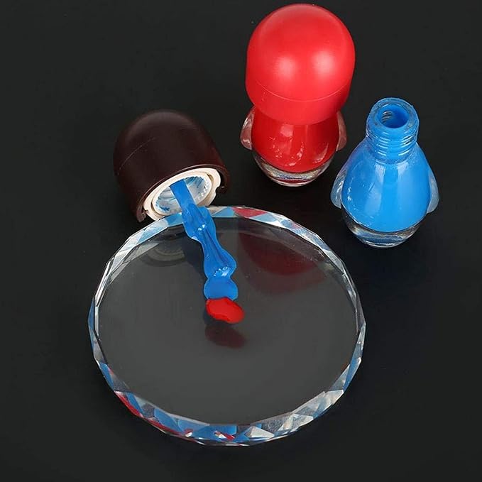 2PCS Nail Art Painting Color Toning Glass Board,