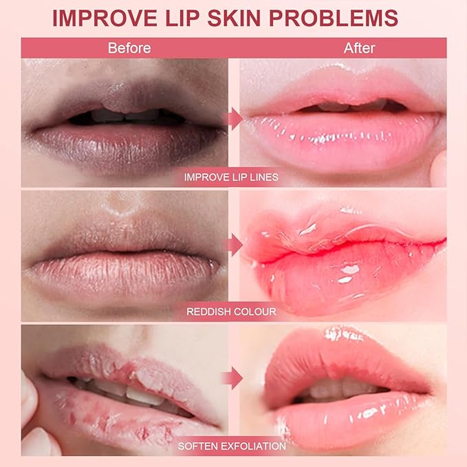 GECOMO Lip Glowy Balm, Moisturizing Lip 0.35oz