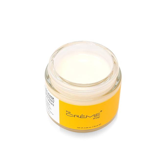 The Crème Shop Turmeric Gelée Overnight Face Mask, Korean Brightening Facial Mask - 2.36oz