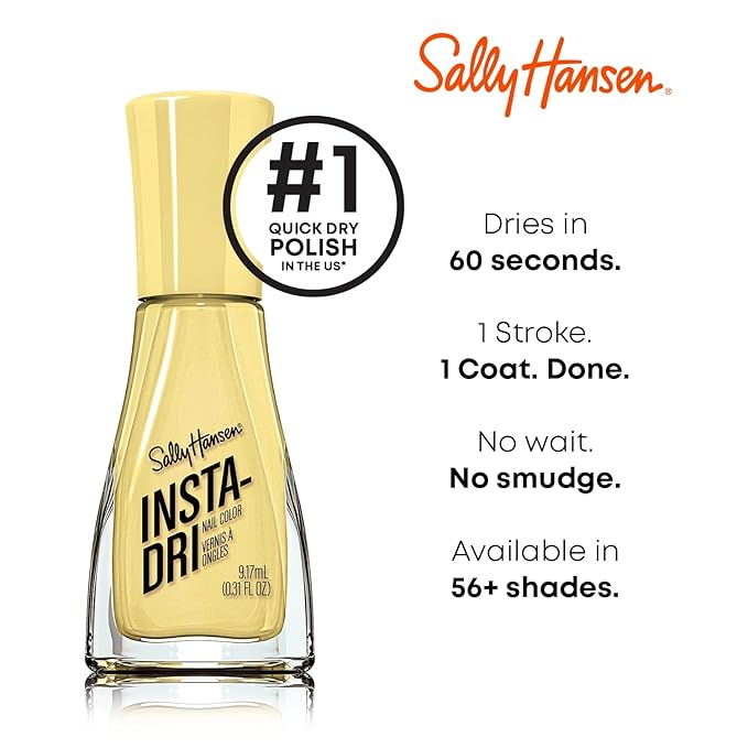 Sally Hansen Insta-Dri® Nail Polish - Color Collision Collection, Does Not Comcute - 0.31 fl oz. (Pack of 2)