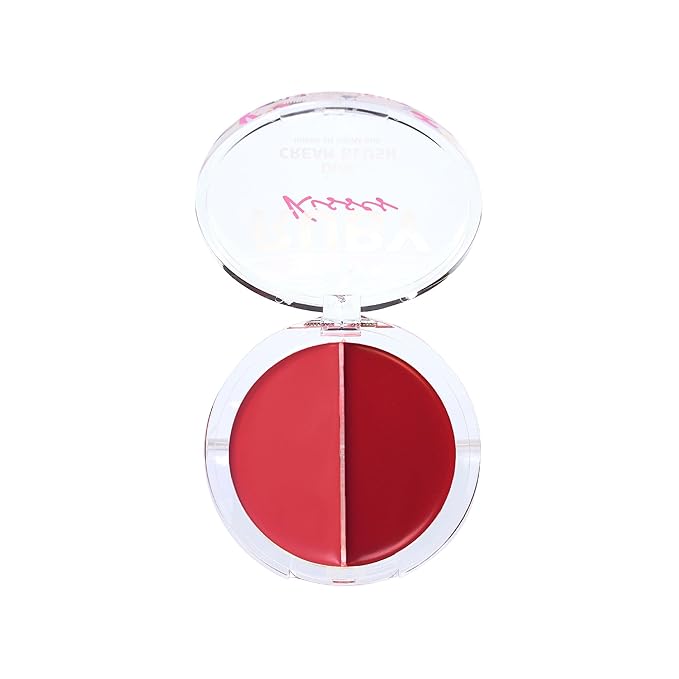 Ruby Kisses Duo Cream Blush, Smooth, Natural-Looking, Long-Lasting Face