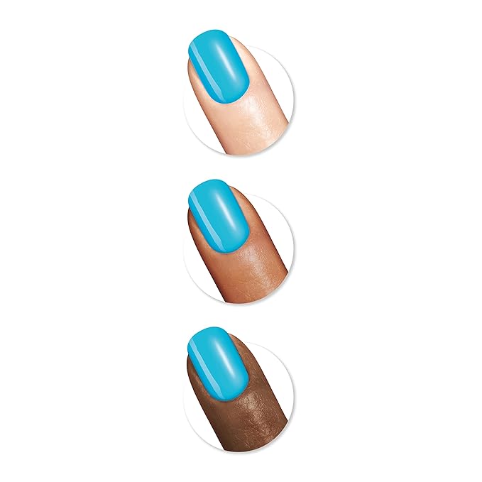 Sally Hansen Miracle Gel Nail Polish, Shade Miami Ice #053 (Pack of 2)