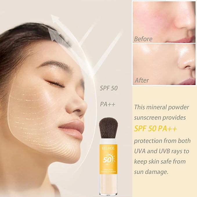 Mineral Sunscreen Setting Powder, SPF 50 PA++ Powder All Skin