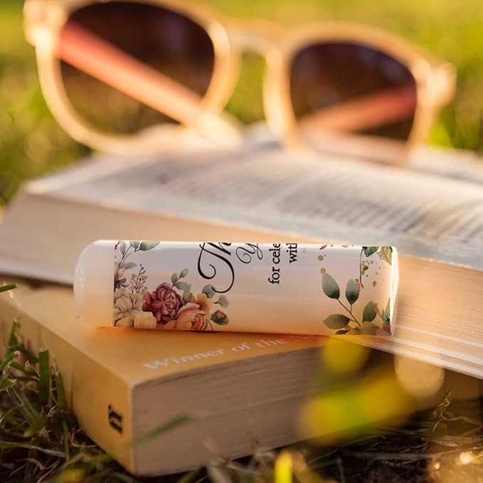 OLYCRAFT 100Pcs Self-Adhesive Lip Balm Tag