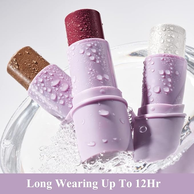 4Pcs Cream Blush Contour Highlighter Bronzer Moisturizer Stick